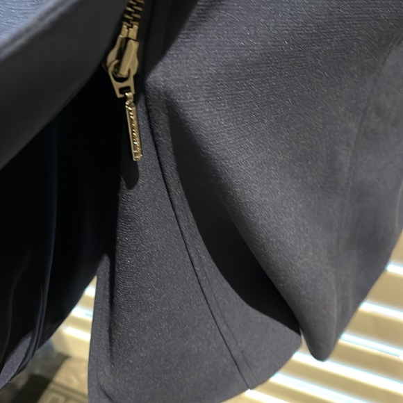 NWOT/HbyHALSTON Classic style Navy Topper Trench Coat. Never worn, like NEW! 16 - Picture 13 of 15